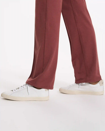Halo Wide Leg Flare Pant | Rosewood Heather