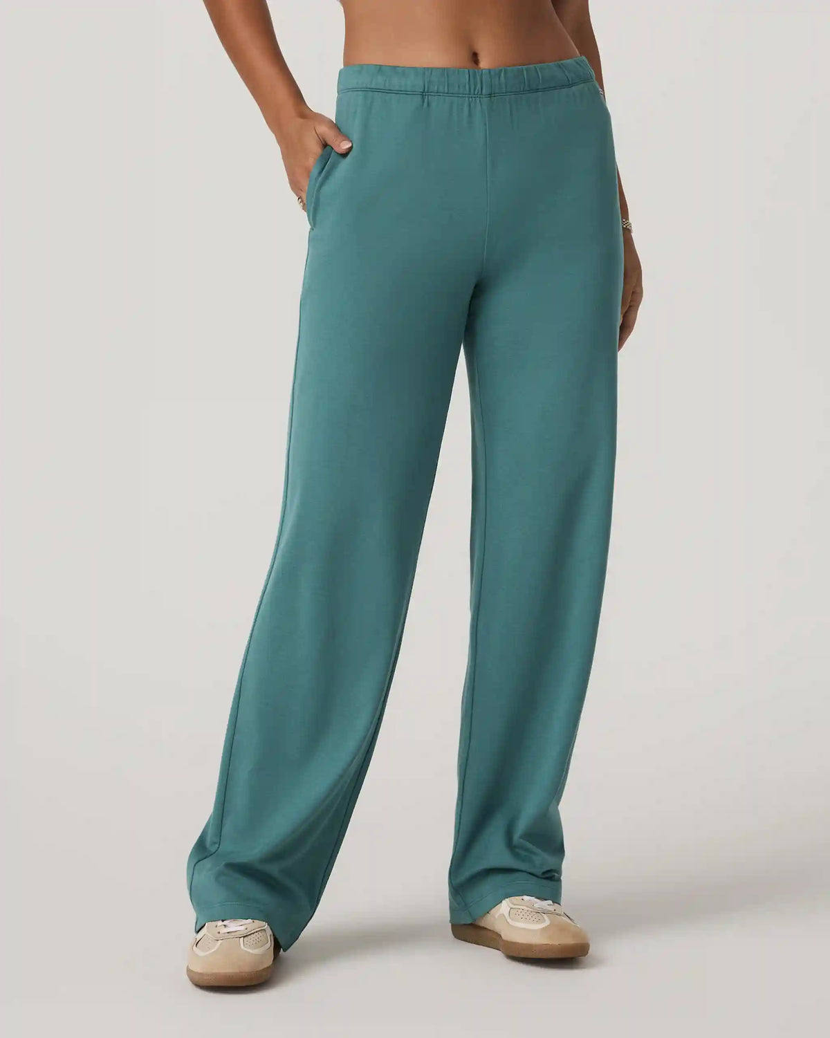 Halo Modern Straight Leg Pant-Short | Bluegrass Heather