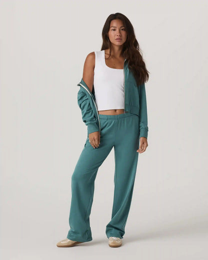 Halo Modern Straight Leg Pant-Short | Bluegrass Heather