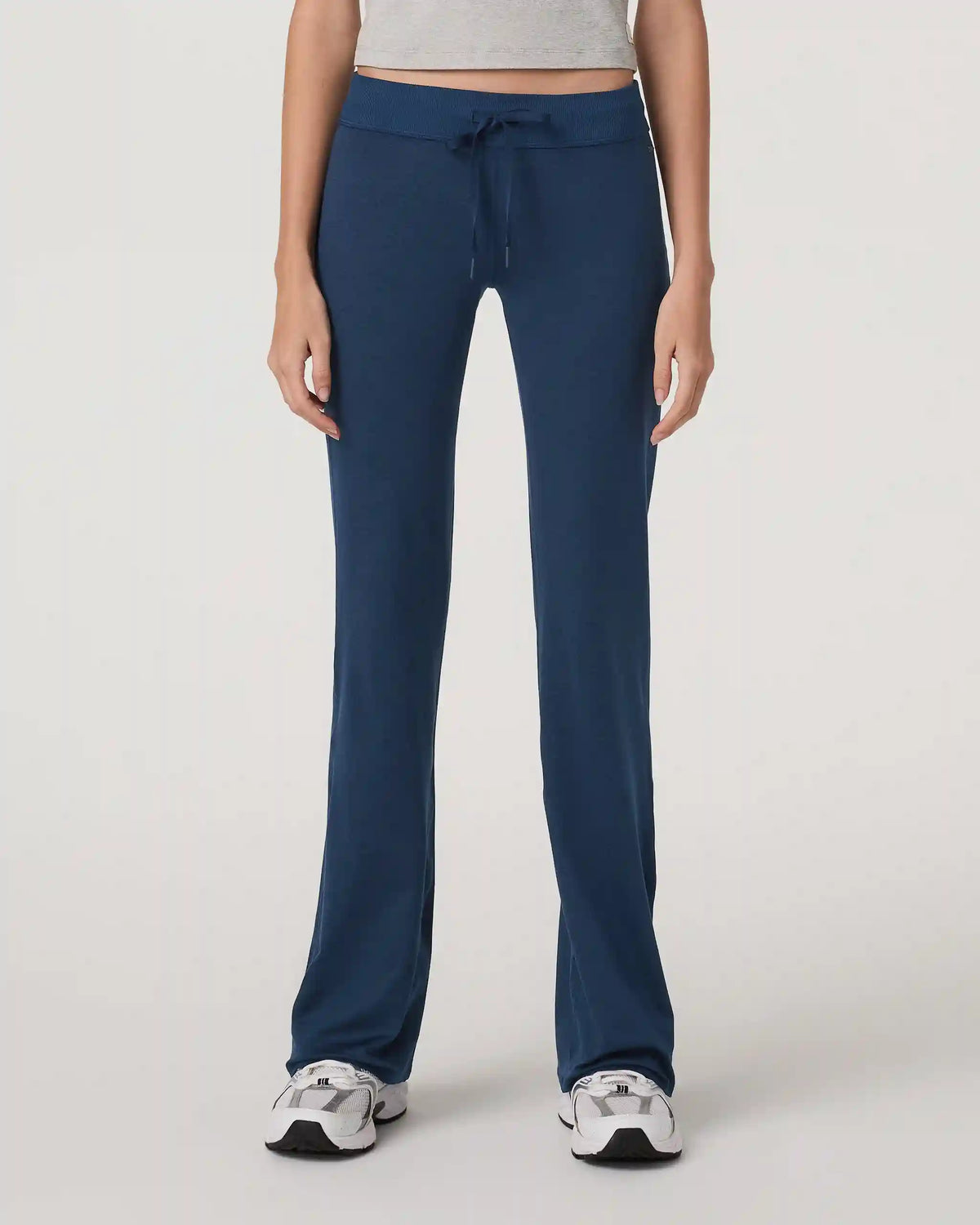 Halo Low Rise Slim Flare Pant | Blue Coast Heather
