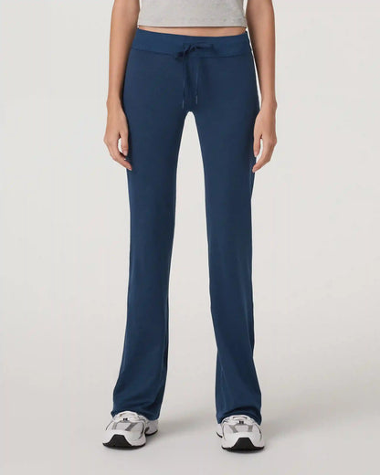 Halo Low Rise Slim Flare Pant | Blue Coast Heather