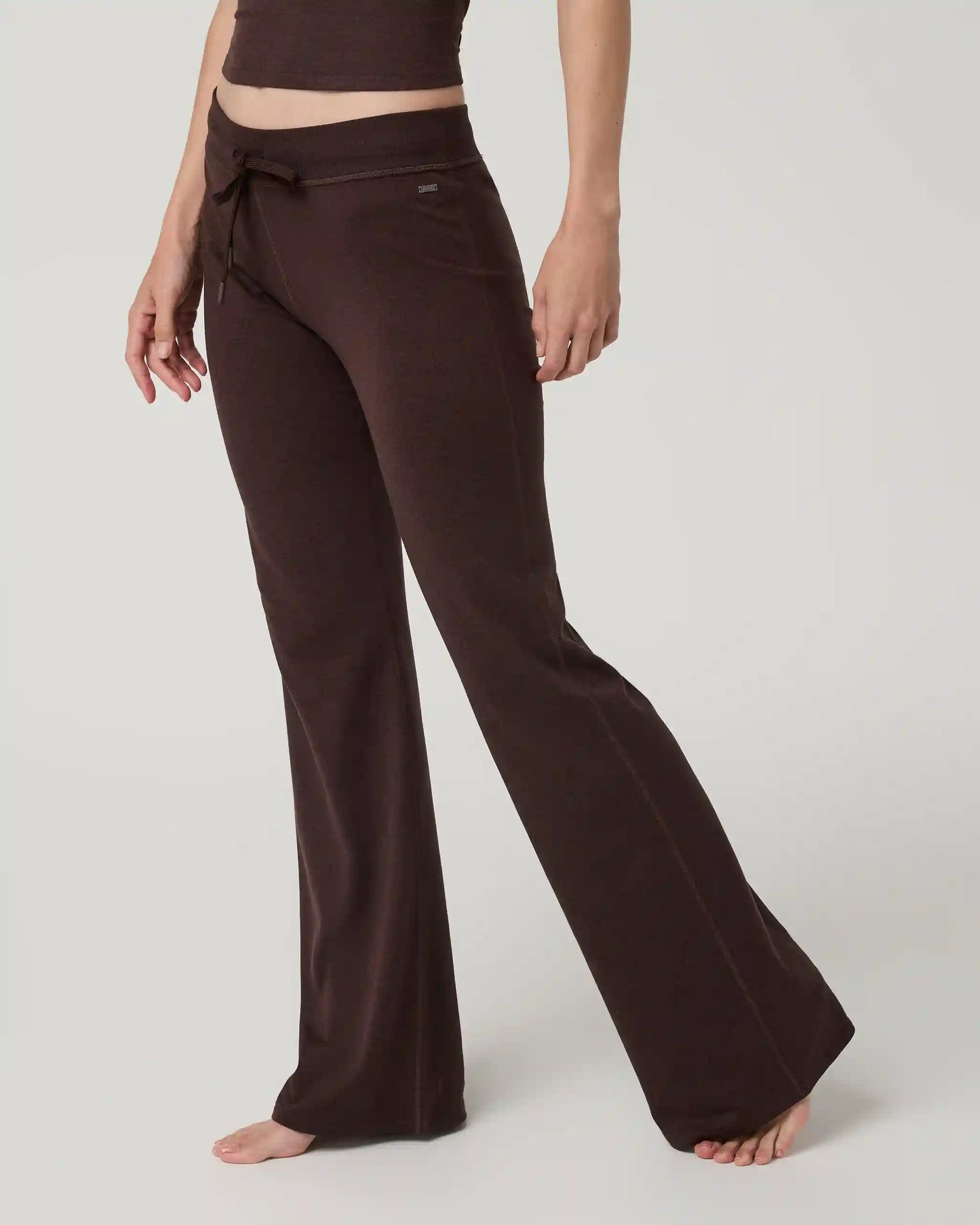 Halo Low Rise Slim Flare Pant | Java Heather
