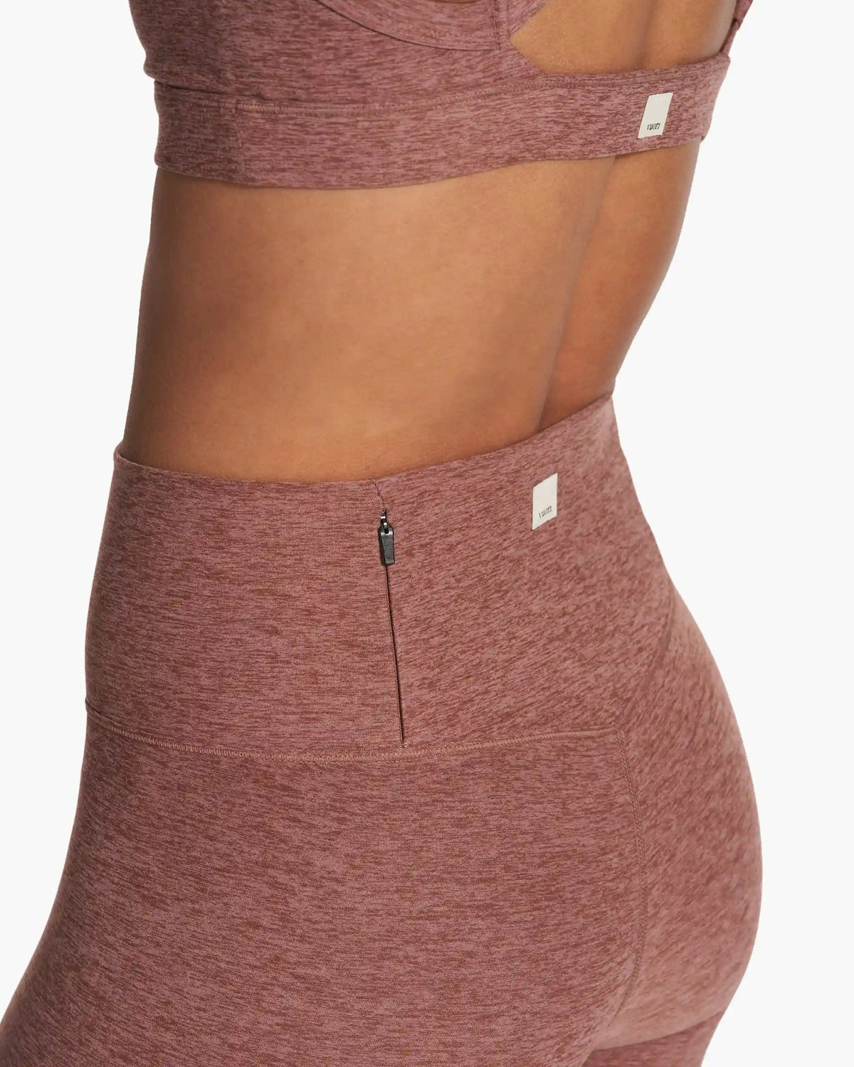 Clean Elevation Legging-Long | Hazelnut Heather