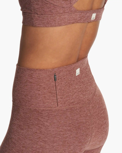 Clean Elevation Legging-Long | Hazelnut Heather