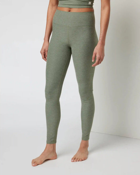 Clean Elevation Legging-Long | Pistachio Heather