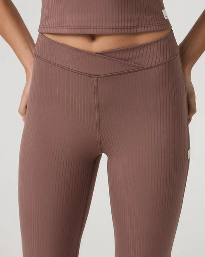 Inversion Rib Slim Flare | Sable
