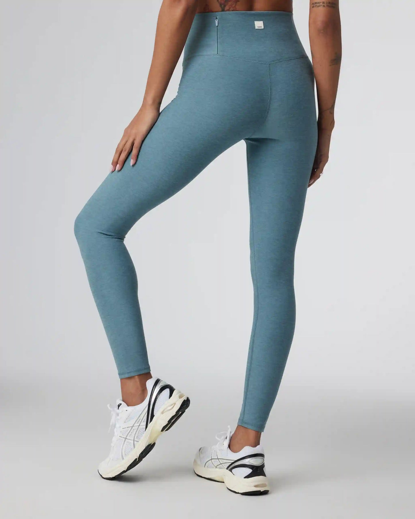 Clean Elevation Legging-Short | Smoke Blue Heather