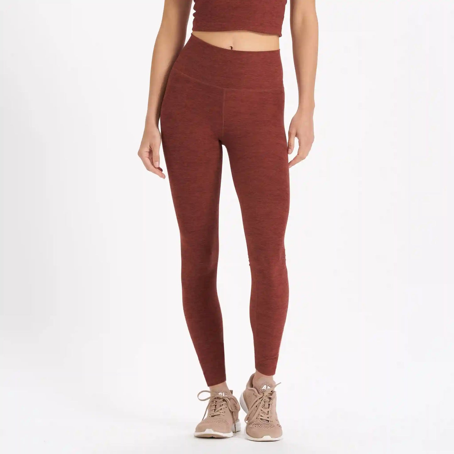 Clean Elevation Legging-Long | Brick Heather