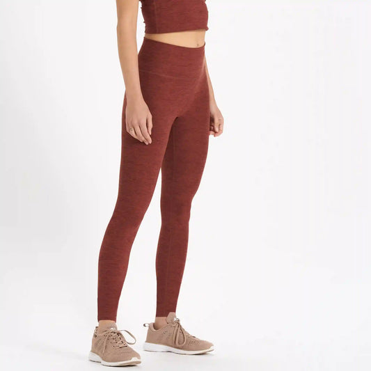 Clean Elevation Legging-Long | Brick Heather