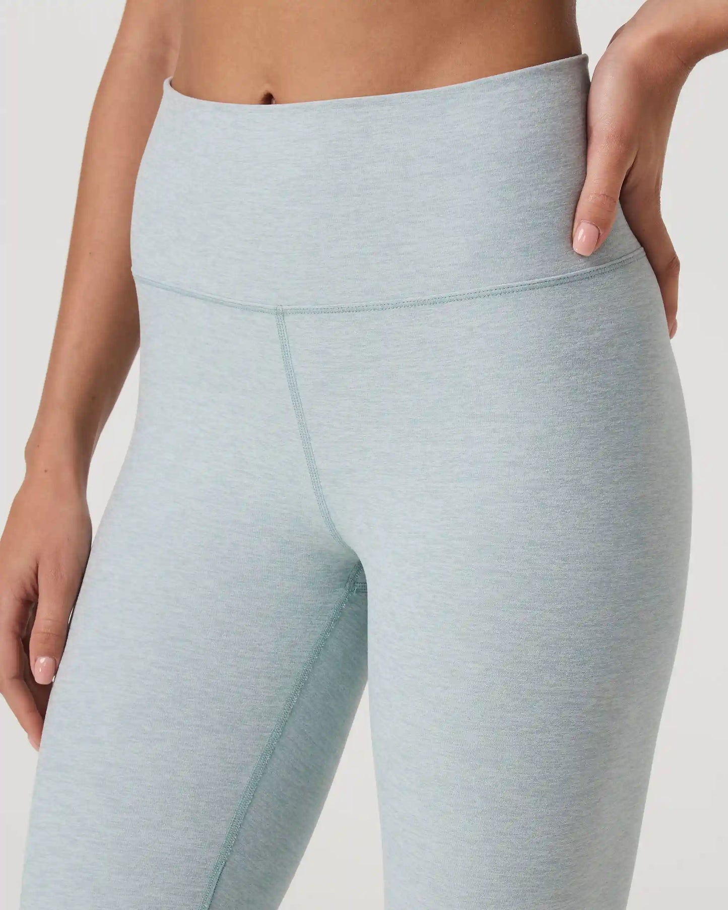 Clean Elevation Legging - Short | Blue Haze Heather