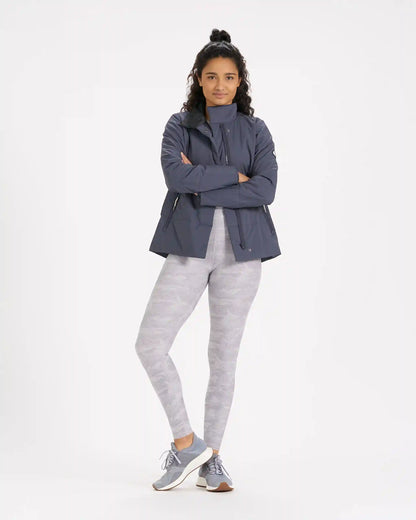 Clean Elevation Legging-Short | Pale Heather Camo