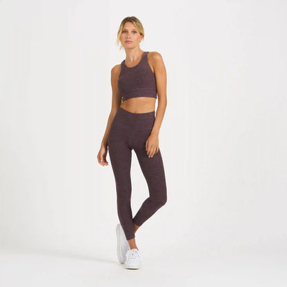 Clean Elevation Legging | Smoked Plum Heather