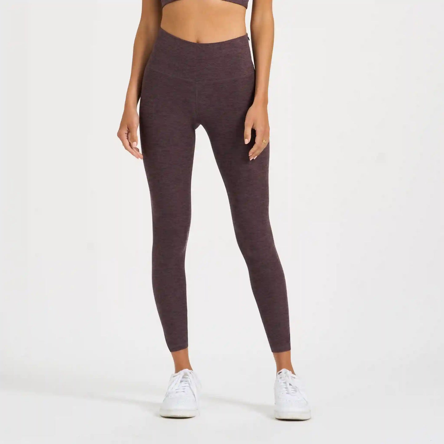 Clean Elevation Legging | Smoked Plum Heather