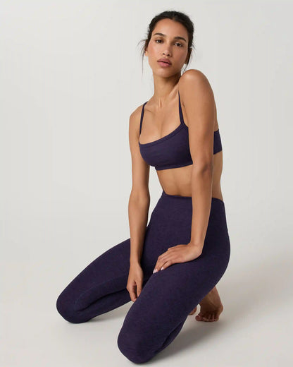 Clean Elevation Legging - Short | Velvet Violet Heather