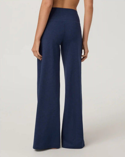 Halo Easy Wideleg Pant - Short | Blue Coast Heather