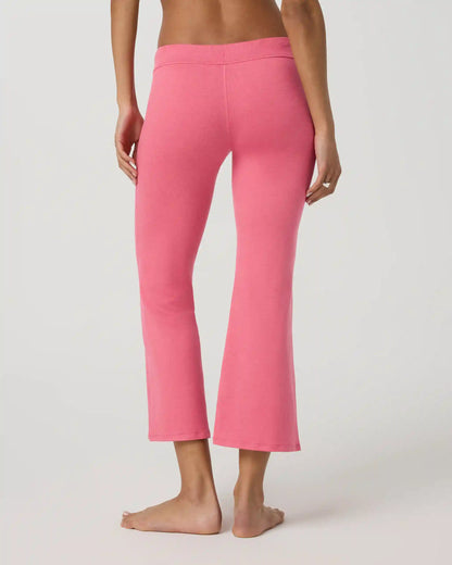 Halo Slim Flare Ankle Pant | Sunset Pink Heather