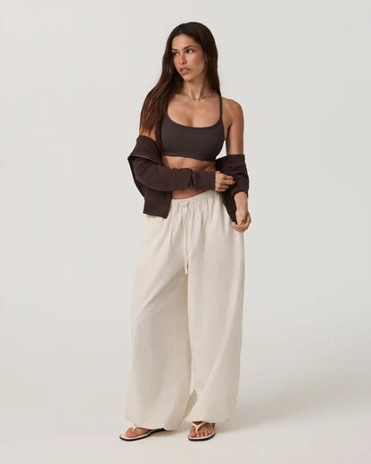 Coastal Poplin Balloon Pant | Milkweed