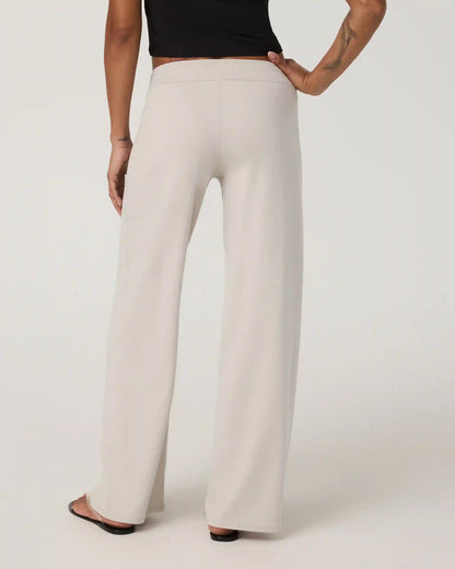 Halo Low Rise Straight Leg Pant - Short | Ecru Heather