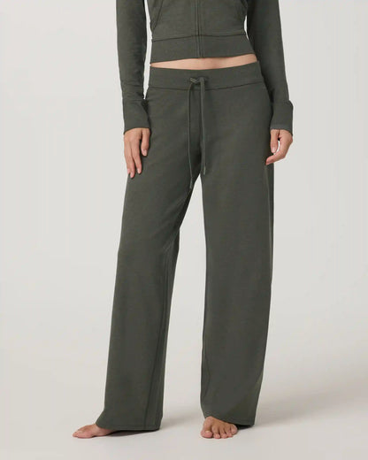 Halo Low Rise Straight Leg Pant - Short | Army Heather