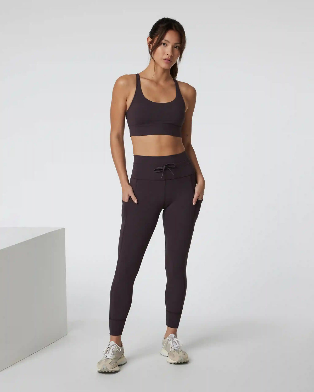Daily Pocket Legging - Short | Sangria