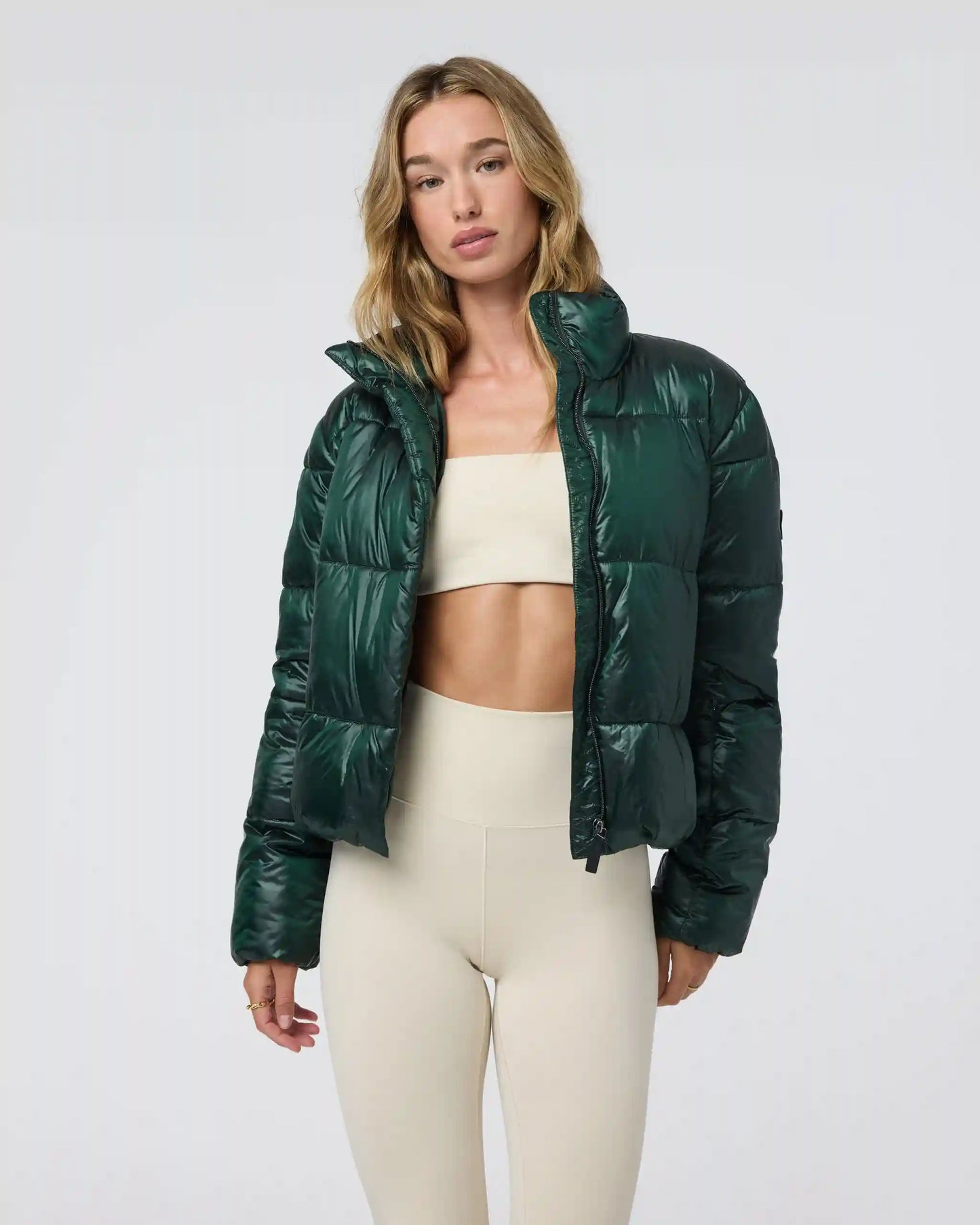 Hudson Insulated Shine Jacket | Aspen
