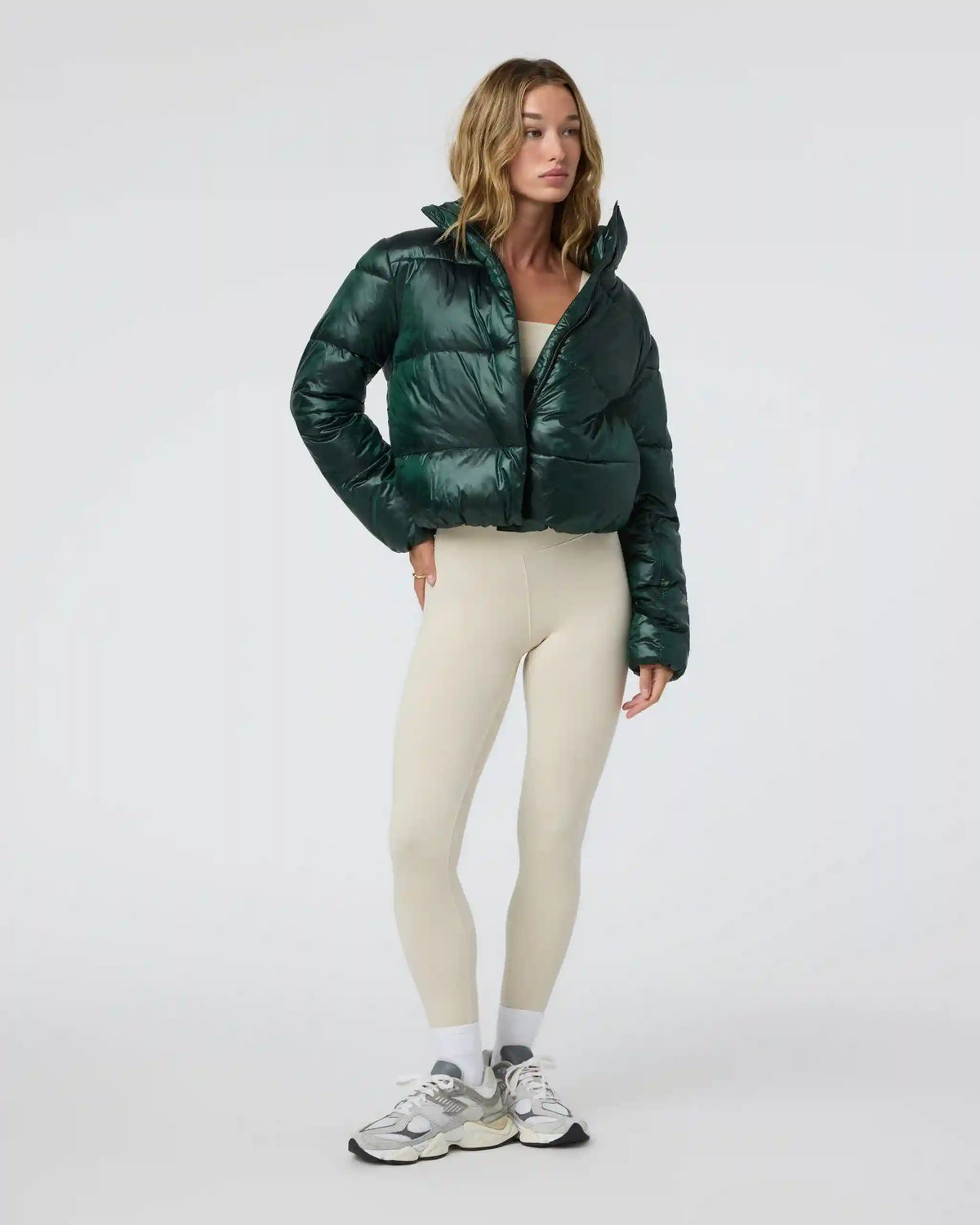 Hudson Insulated Shine Jacket | Aspen
