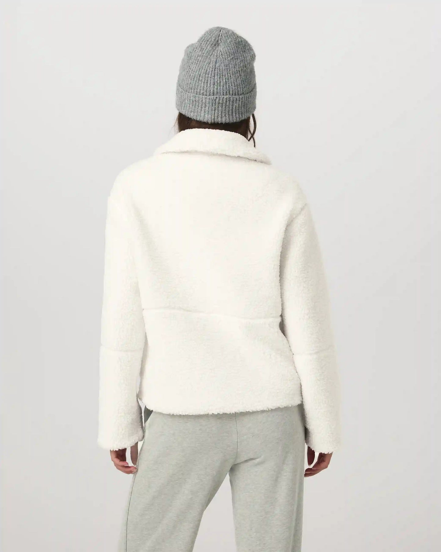 Lou Full Zip Jacket | Marshmallow
