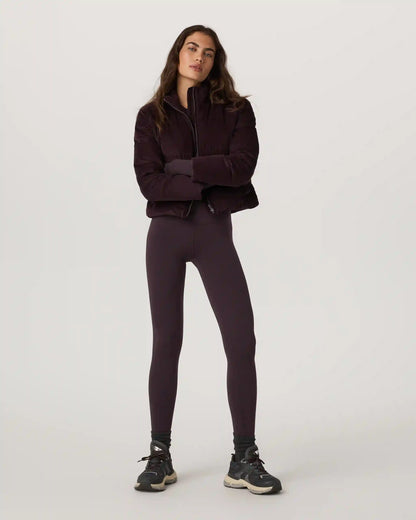 Carmel Corduroy Puffer | Raisin