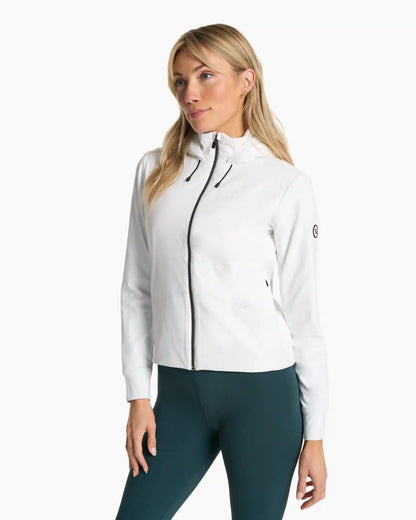 Chilled Out Full Zip | White