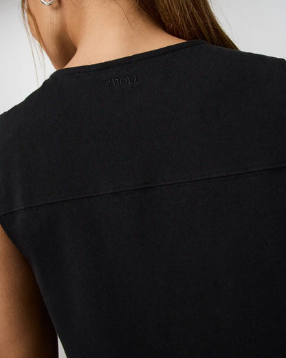 Heavyweight Cotton Easy Dress | Black