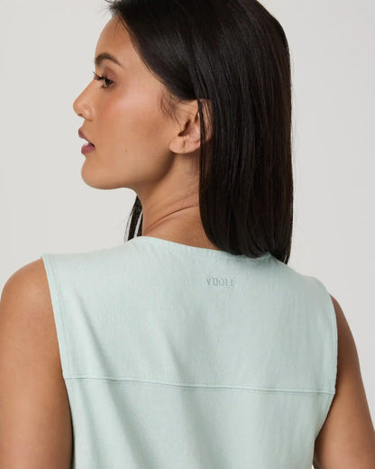 Heavyweight Cotton Easy Dress | Seaside
