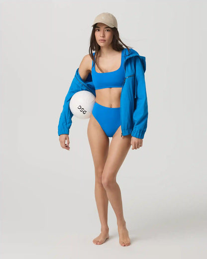 High Waisted Bikini Bottom | Regatta Blue